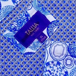 Tallia Luxury Shirt w/Contrasting Collar & Sleeves